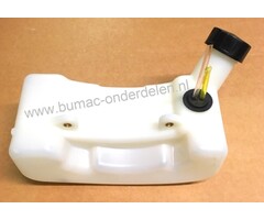Benzinetank voor Stiga, Castelgarden, Alpina, Mountfield Bosmaaier, Trimmer BS35D, SB320D, TB320, TB320D, BS 35 D, SB 320 D, TB 320, TB 320 D Brandstoftank