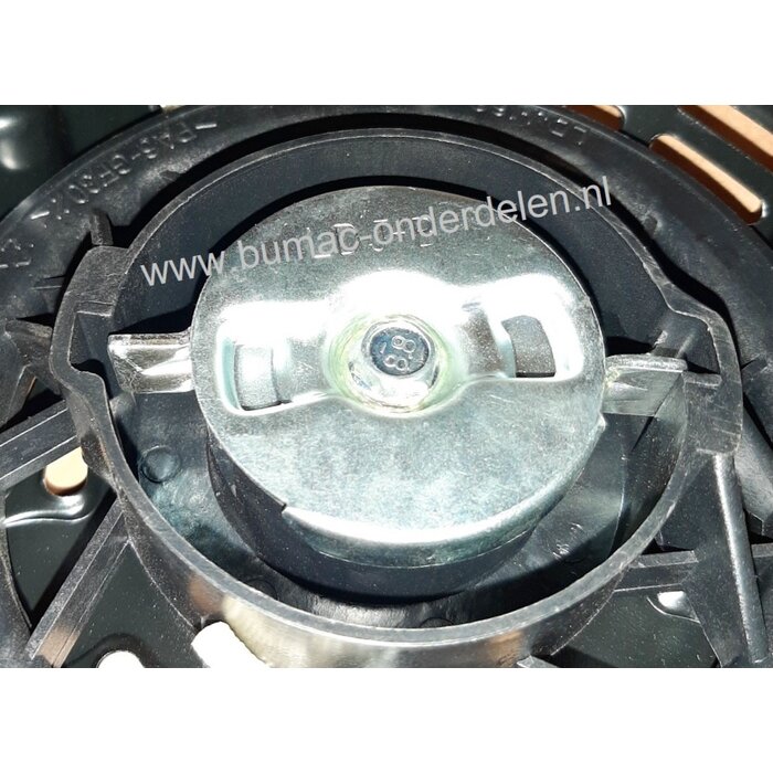 Handstarter voor Loncin G160F, G200F, LC168F1, LC168F2, LC168F-2H motoren  Startmechanisme met 2 Stalen Startpallen Grasmaaier, Houtversnipperaar, Veegmachine, Kooimaaier, Verticuteermachine, Aggregaat, Generator, Waterpomp, Tuinfrees, Trilplaat 
