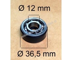 Krukaslager 12x36,5x14,6 mm met keerring voor Husqvarna, Jonsered Bosmaaier, Heggenschaar, Bladblazer, Grondboor, Trimmer, Motorzeis 225B, 225BX, 225BV, 225HBV, 225H60, 225K75, 225E, 225L, 225LD, 225R, 225RD, 225RJ, 227L, 227LD, 225R, 225RD, 225RJ, 232L,