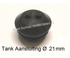 Doorvoerrubber voor Mitsubishi TL26, TL43 Bosmaaier, Bermmaaier, Tankrubber TL 26, TL43