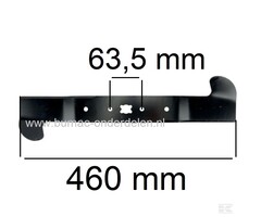 Maaimes 46 Cm voor MTD, Cubcadet, Gutbrod, Yardman,. Wolf Grasmaaier Optima 46 SPB,	460BPC, 460BTC, 460HTC, 460BTCE, BHR46HW, BMR46 Premium, BM46 Classic, BM46 Premium, D4046, FBM46RH, HW46A,  HWD4546TH, Ambition 46 AB, Select 4600 AB Grasmaaier, Grasmach