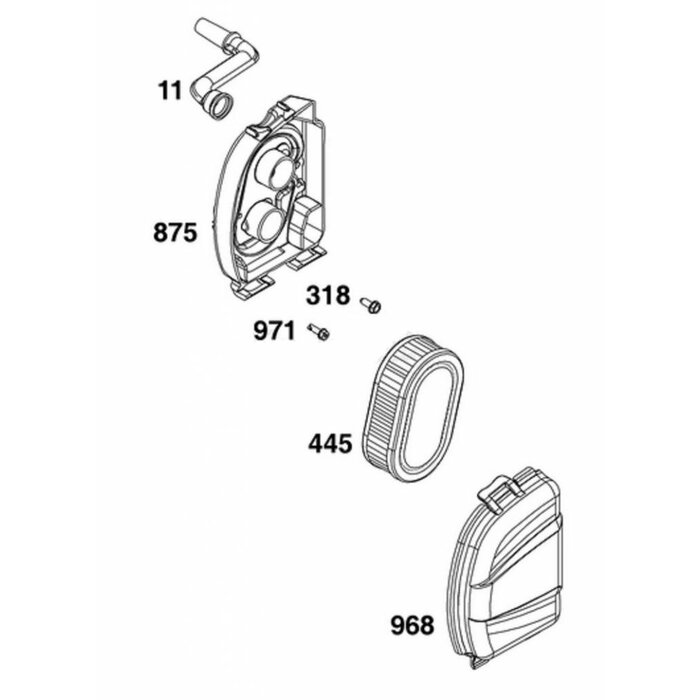 Carburateur voor Briggs and Stratton Motor op Grasmaaier, Veegmachine, Hakselaar, Grasmachine Carburator voor B&S met Automatishce Choke