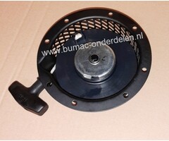 Complete Handstarter voor  de Robin EY15 3,5 pk in Stalen Behuizing met 2 Stalen Startpallen, Startmechanisme voor Robin Motoren op  Aggregaten, Generatoren, Trilplaten, Houtversnipperaars, Waterpompen, Compressoren, Verticuteermachines, Veegmachines