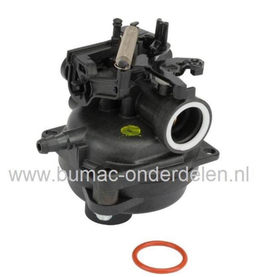 Carburateur voor Briggs and Stratton Motor op Grasmaaier, Veegmachine, Hakselaar, Grasmachine Carburator voor B&S met Automatishce Choke, onderdeel