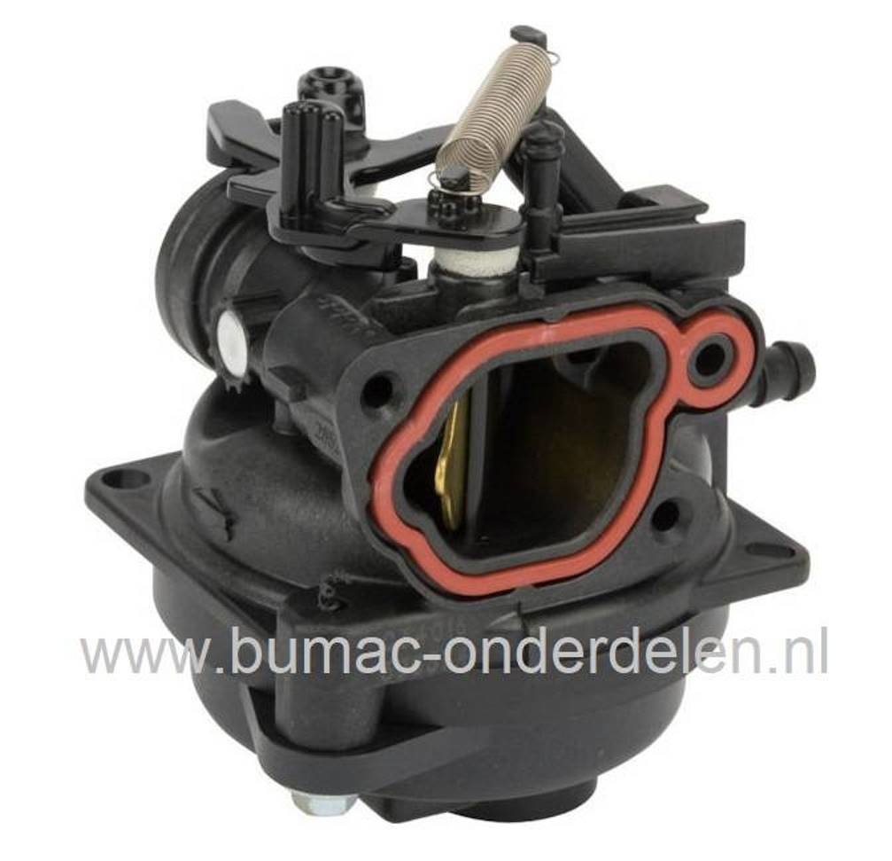 Carburateur voor Briggs and Stratton Motor op Grasmaaier, Veegmachine, Hakselaar, Grasmachine Carburator voor B&S met Automatishce Choke, onderdeel