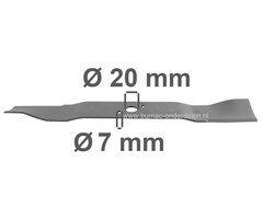 Maaimes 42 Cm voor Valex Grasmaaiers, Elektromaaiers, VALEX Maaimes voor Monte-Carlo, Emot 1500, EM1500 Cirkelmaaiers, Elektrische Grasmaaiers, Gazonmaaiers
