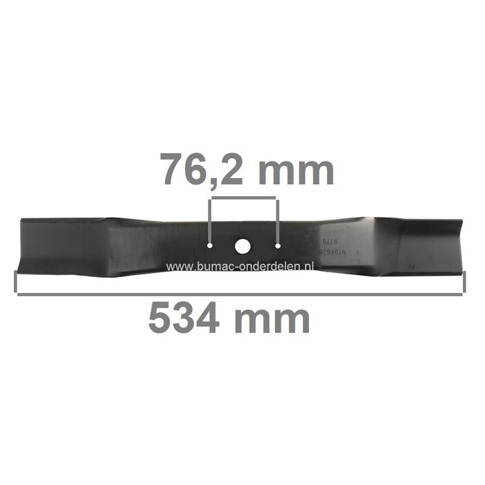 Maaimes 53,4 Cm voor Walker Zitmaaiers met 42 Inch, 107 Cm Maaidek, WALKER Maaimessen voor Zitmaaiers, Frontmaaiers, Tuintrekkers met 42" Maaibreedte