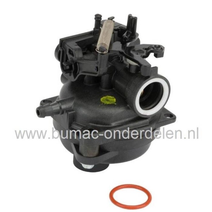 Carburateur voor Briggs and Stratton Motor op Grasmaaier, Veegmachine, Hakselaar, Grasmachine Carburator voor B&S met Automatishce Choke