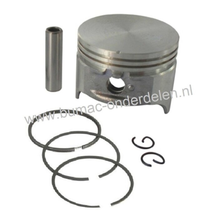 Zuiger voor B&S Quantum, Europe en Max Motor met een diameter van 68,3 mm Zuiger Compleet met Zuigerveren, Pistonpen en Borgclips op Grasmaaier, Houtversnipperaar, Veegmachine, Hakselaar, Hakfrees Briggs and Stratton