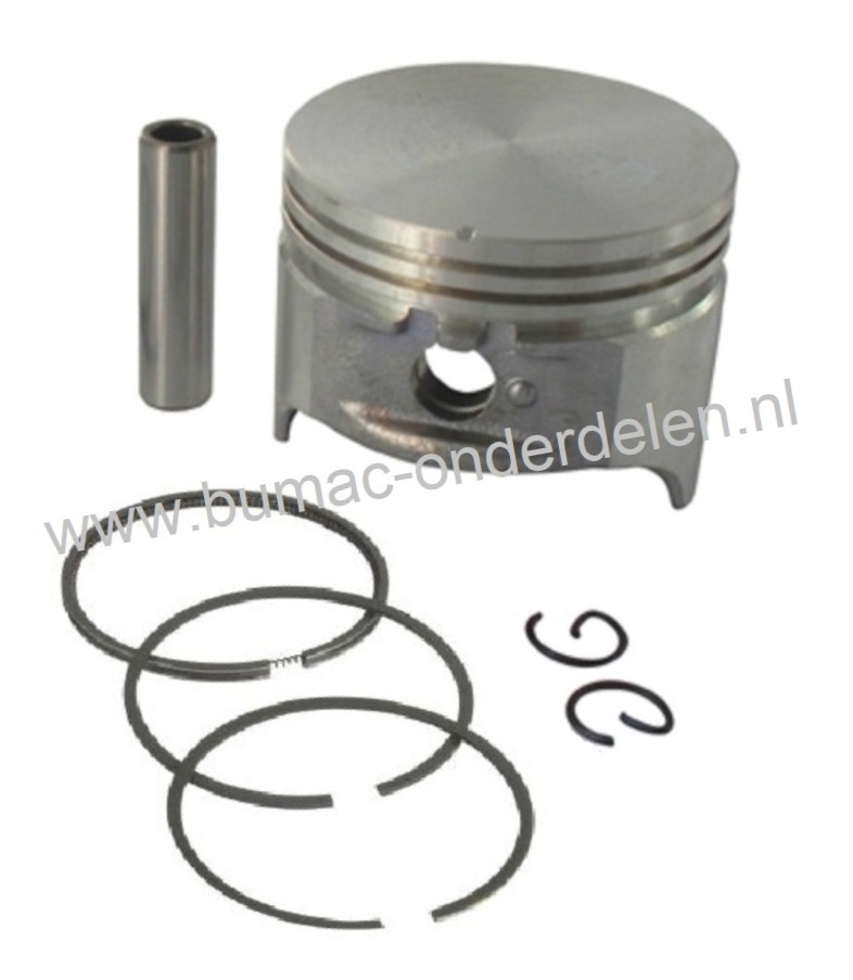 Zuiger voor B&S Quantum, Europe en Max Motor met een diameter van 68,3 mm Zuiger Compleet met Zuigerveren, Pistonpen en Borgclips op Grasmaaier, Houtversnipperaar, Veegmachine, Hakselaar, Hakfrees Briggs and Stratton