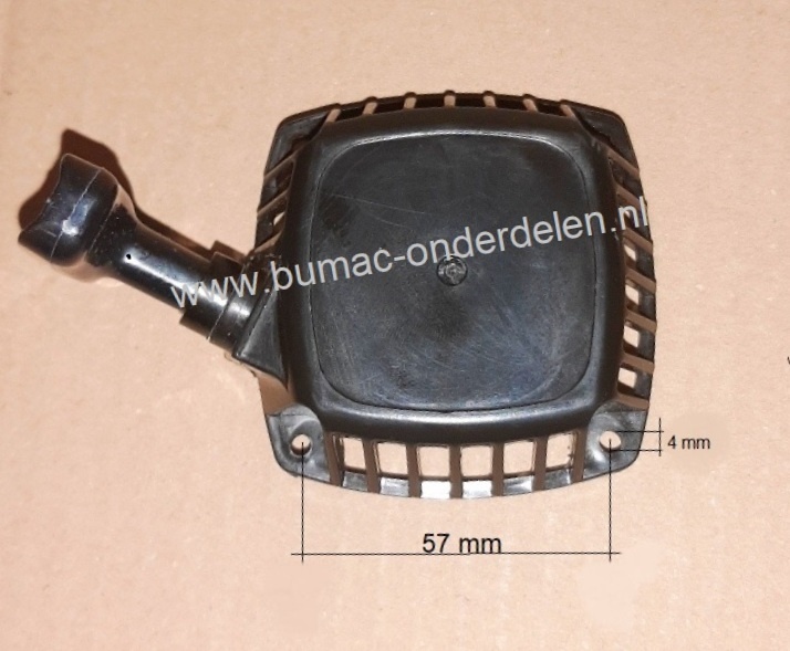 Complete Hand Starter ROBIN/ SUBARU met vaste Startpallen  voor ROBIN  modellen EC025 EASY START motoren op Bosmaaiers, Bermmaaiers, Strimmers, Sleuvenstamper, Heggenscharen e.d