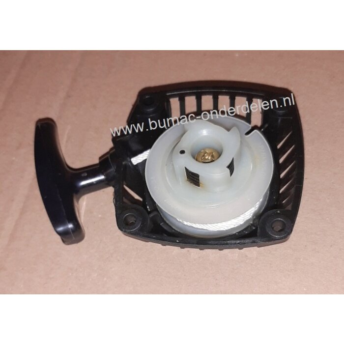 Complete Hand Starter ROBIN/ SUBARU met vaste Startpallen  voor ROBIN  modellen EC025 EASY START motoren op Bosmaaiers, Bermmaaiers, Strimmers, Sleuvenstamper, Heggenscharen e.d
