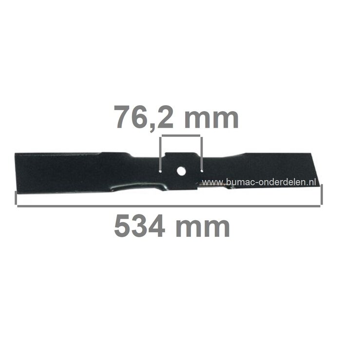 Mulchmes 53,4 Cm voor Walker Zitmaaiers met 42 Inch, 107 Cm Maaidek, WALKER Maaimessen voor Zitmaaiers, Frontmaaiers, Tuintrekkers met 42" Maaibreedte