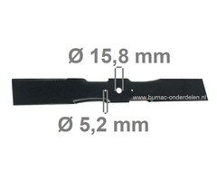 Mulchmes 53,4 Cm voor Walker Zitmaaiers met 42 Inch, 107 Cm Maaidek, WALKER Maaimessen voor Zitmaaiers, Frontmaaiers, Tuintrekkers met 42" Maaibreedte