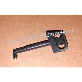 Chokehendel voor de Husqvarna, model: 36, 41, 136, 136 LE, 137, 137(EXPORT), 137 E, 141, 141 LE, 142, 142 (EXPORT), 142 (NORTH AMERICA), 142 E