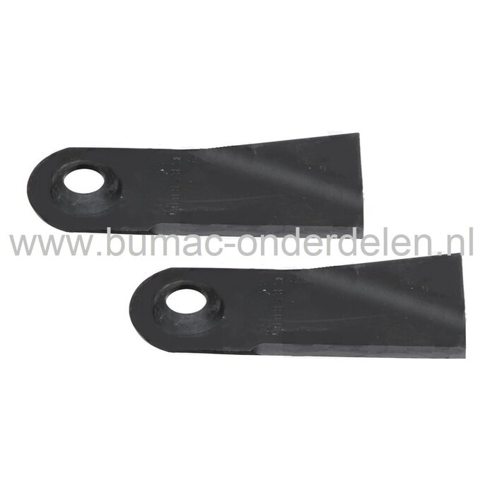 Mestips Rechtsdraaiend per set voor 1 Maaimes van Countax - Westwood Mestip Lengte 14,3 Cm voor Zitmaaiers, Frontmaaiers, Tuintrekkers met 36 Inch - 92 Cm Maaidek, Set van 2 Maaimessen, Maaimesset