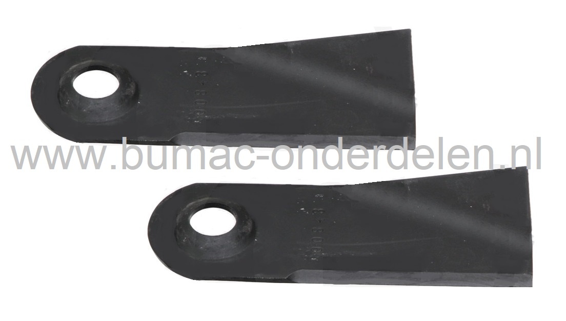 Mestips Rechtsdraaiend per set voor 1 Maaimes van Countax - Westwood Mestip Lengte 14,3 Cm voor Zitmaaiers, Frontmaaiers, Tuintrekkers met 36 Inch - 92 Cm Maaidek, Set van 2 Maaimessen, Maaimesset