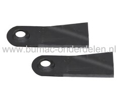 Mestips Rechtsdraaiend per set voor 1 Maaimes van Countax - Westwood Mestip Lengte 17,6 Cm voor Zitmaaiers, Frontmaaiers, Tuintrekkers met 42 Inch - 102 Cm Maaidek, Set van 2 Maaimessen, Maaimesset
