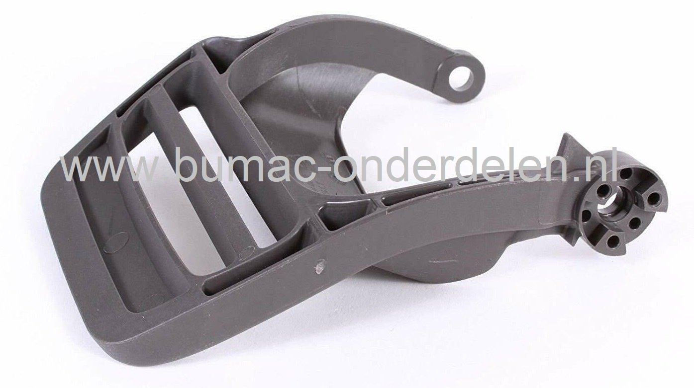 Remhendel voor Husqvarna 445 en 450 Kettingzaag, Electrolux Veiligheidsbeugel voor Inschakelen Kettingrem, HUSQVARNA Remhendel, Rembeugel voor Kettingzagen, Motorzagen van Husqvarna, Jonsered, Partner, McCulloch, Handbeschermer voor Motorzaag