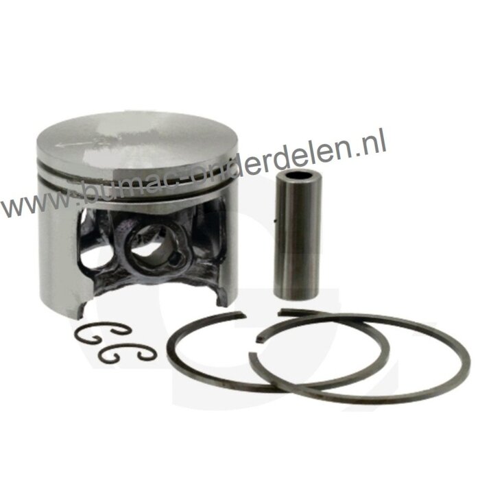 Zuiger Ø 52 mm voor Stihl Kettingzaag MS 650 STIHL Zuigerset Compleet met Zuiger, Zuigerveren, Pistonpen en Borgclips voor Kettingzaag, Motorzaag MS 650, Complete Zuigerkit voor Stihl, STIHL Interne Motordelen MS650, onderdeel