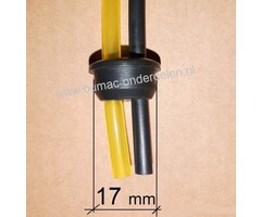 Benzineslang met doorvoerrubber voor Dolmar - Makita Combisysteen Stok Heggenschaar - Bosmaaier  Brandstofslang, Benzineleiding onder andere voor MH-246.4D, MH246.4DF, ER-2650LH, EM2651LH, MH2464D, MH2464DF, ER2650LH, EM 2651LH