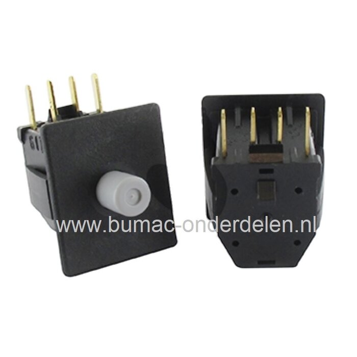 Veiligheidsschakelaar voor Mtd, Cub Cadet, John Deere, Wolf, Bolens, Yardman, White, Etesia Zitmaaiers, Frontmaaiers, Tuintrekkers