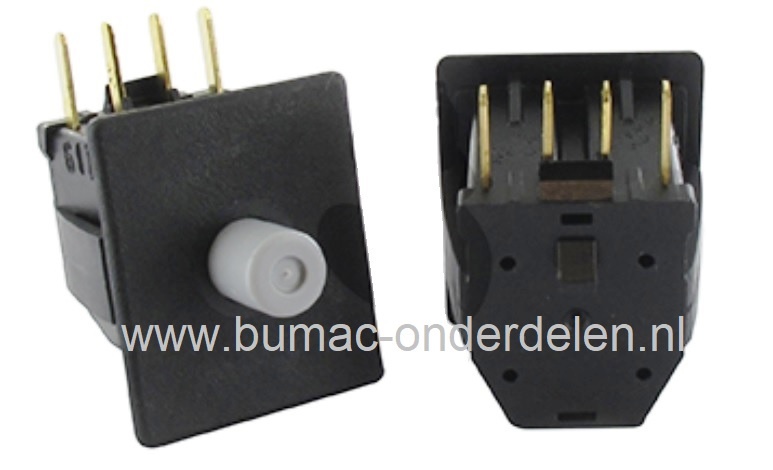 Veiligheidsschakelaar voor Mtd, Cub Cadet, John Deere, Wolf, Bolens, Yardman, White, Etesia Zitmaaiers, Frontmaaiers, Tuintrekkers