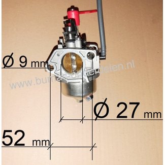 Carburateur voor Loncin LC1854, LC190FDS Grasmaaiers, Veegmachines, Tuinfrezen, onderdeel