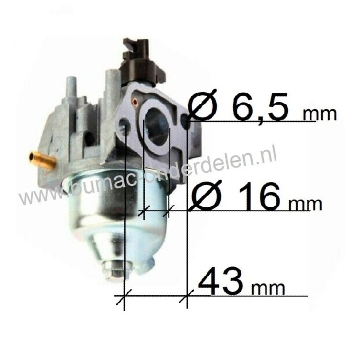 Carburateur voor Stiga, Castelgarden, Mountfield, Alpina motoren op Grasmaaiers, Houtversnipperaars,Benzinemaaiers - Cirkelmaaiers - Loopmaaiers, Gazonmaaiers  1ER41P, 400BSP300, 40TBS300, 484WSG, AL3346G, AP464TR, AP465GR, BASIC B41, BASIC BA46, BBM1641,