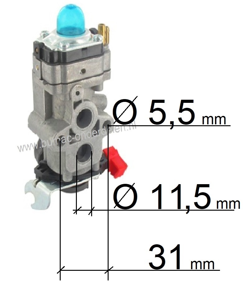 Carburateur voor Kawasaki TJ4SE Bosmaaiers, Strimmers van het merk KAWASAKI model  TJ, 45 E