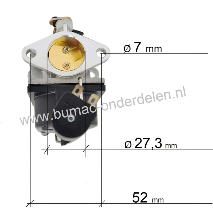 Carburateur voor Tecumseh Motor op Zitmaaier, Frontmaaier, Tuintrekker, Grasmaaier Carburator OV490, HV140, OHV170, OHV175, OHV180