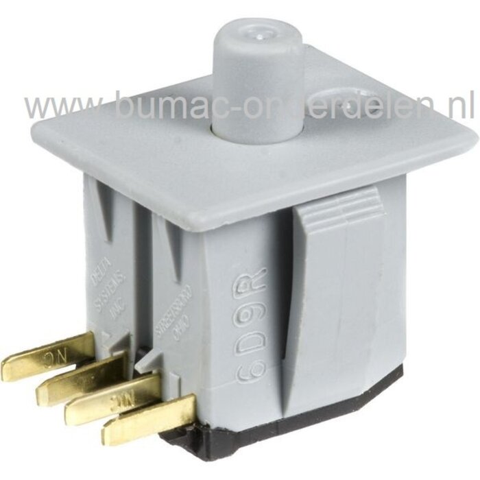 Zittingschakelaar voor Cub Cadet, MTD, Murray, Gutbrod, Gartenland, Wolf, White, Etesia, Noma, Zitmaaiers, Frontmaaiers, Tuintrekkers, Veiligheidsschakelaar