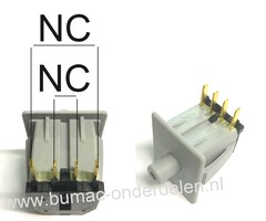 Zittingschakelaar voor Cub Cadet, MTD, Murray, Gutbrod, Gartenland, Wolf, White, Etesia, Noma, Zitmaaiers, Frontmaaiers, Tuintrekkers, Veiligheidsschakelaar