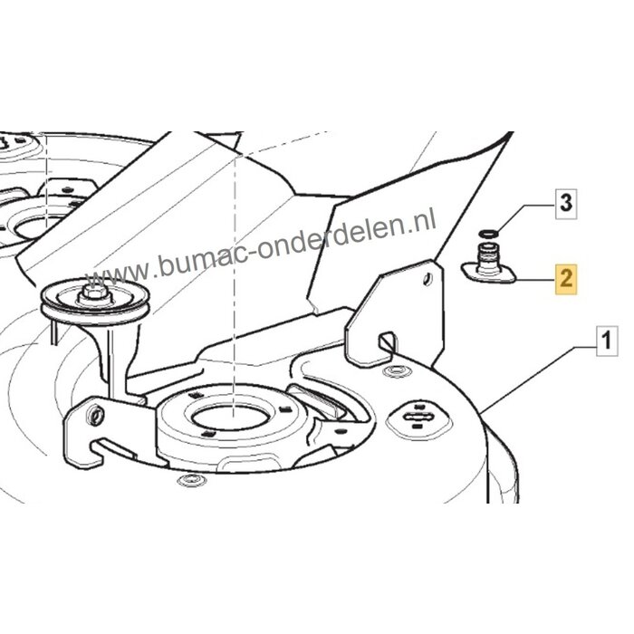 Waterslang aansluiting voor  reiniging van Zitmaaiers  met een Maaidek van 66, 84, 96, 98 108 cm van GGP,  Stiga, Castelgarden,  Mountfield modellen o.a. 1330M, 1430, 1430H, 1530-, 1530H, 1530M, 1538H-SD, 1538M-SD, 1543M<-SD, 1638H, 1638H-SD Twin, 1834H-S