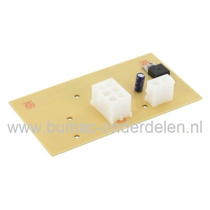 Printplaat voor Castelgarden, Stiga, Alpina, Mountfield Zitmaaiers, Skelters met B&S Motor, Electronischekaart voor EL63, 625M, 66SB, BT63VB, CG6/63, EB6/63E, EF63C/6 5M, Garden Compact, GB6/63M, Mac Allister GB6/63M, PE60VD, SR6365V, TC6 5/63, TC6/63M