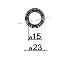 Oliekeerring voor Oliepomp op 109, 110, 111, 115i, PS-43, PS-52, DCS430, DCS431, DCS520, DCS540, DCS4300, DCS5200 Kettingzagen van Dolmar - Makita