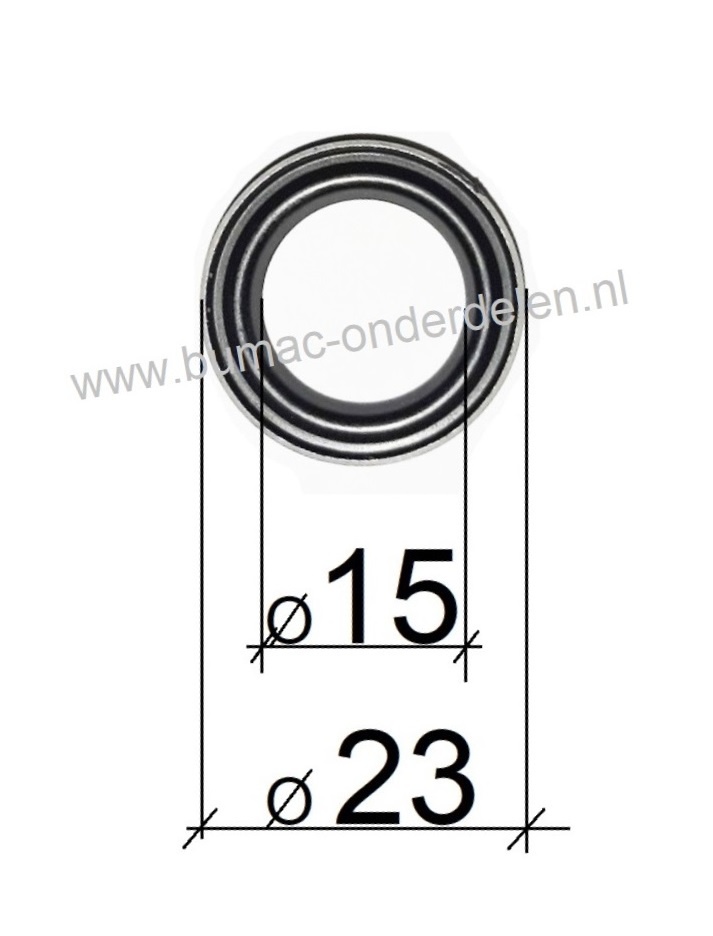 Oliekeerring voor Oliepomp op 109, 110, 111, 115i, PS-43, PS-52, DCS430, DCS431, DCS520, DCS540, DCS4300, DCS5200 Kettingzagen van Dolmar - Makita