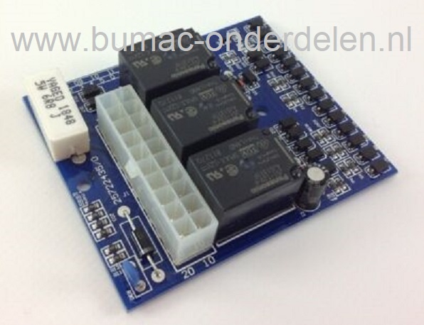 Printplaat voor Castelgarden, Stiga, Alpina, Mountfield Zitmaaiers, Frontmaaiers met B&S Motor, Electronischekaart voor SD98, SD108, 14,5/98, 1538M-SD, 1538H-SD, 16/98H, Agro 98 HG, AT4 98, BT108HC, BT98SD, BT98SD HC, C108G, C108HG, CG108, CG12 5/98, CG16