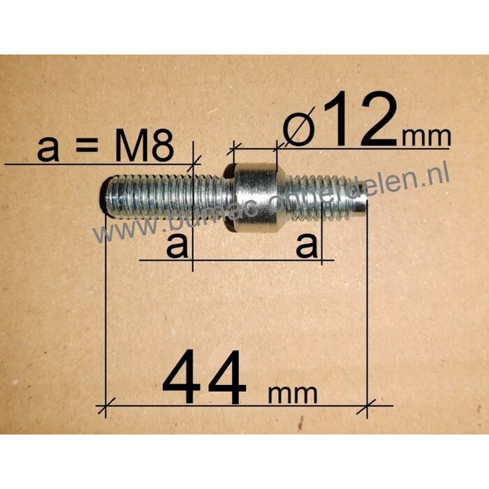 Draadeind voor Stihl MS341, MS361, MS361C, MS362, MS362C, MS381, MS440, MS441, MS441C, MS460, MS660, MS650 Kettingzaag - Motorzaag van Stihl, Tapeind