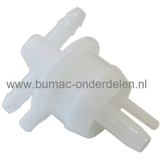 Verbindingsstuk voor Benzineslang Stihl Bladblazers, BG66, BG66C, BG56, BG56C, SH56, SH56C, SH86, SH86C, BG86, BG86C, Stihl Benzineslanghouder, Verdeelstuk, Tank aansluiting, Brandstofslang Koppelstuk, onderdeel