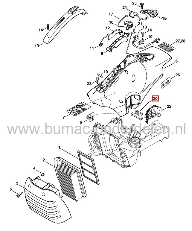 Trillingsdemper voor Stihl TS410, TS420 Bandenzaag, Doorslijpmachines, Antivibratierubber, STIHL Ophangrubber, AV Rubber, Vibratiedemper voor Stihl TS 410, TS 420, Motorslijpers, Doorslijpers