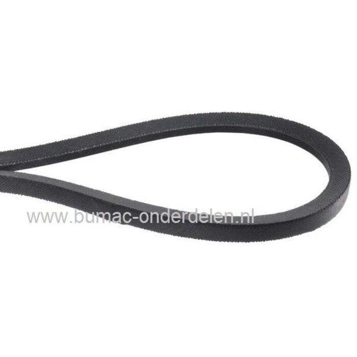 V Snaar voor Tussen Poelie naar Maaidek Husqvarna, Jonsered, McCulloch, Partner, Zenoah Frontmaaier, Grasmaaier, Aandrijfriem voor Messen van R13, R213, R214T, R215TX, R216, Rider 11, 13, 15, 16 C, FR2211M, FR2213MA, FR2215MA, FR2216MA, M125, P11-C94, FMZ