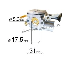 Carburateur voor Stihl MS261, MS271, MS291 Stihl kettingzaag, motorzaag, Stihl membraan carburator, motorzagen, Stihl carburatoren voor benzinepomp, onderdeel