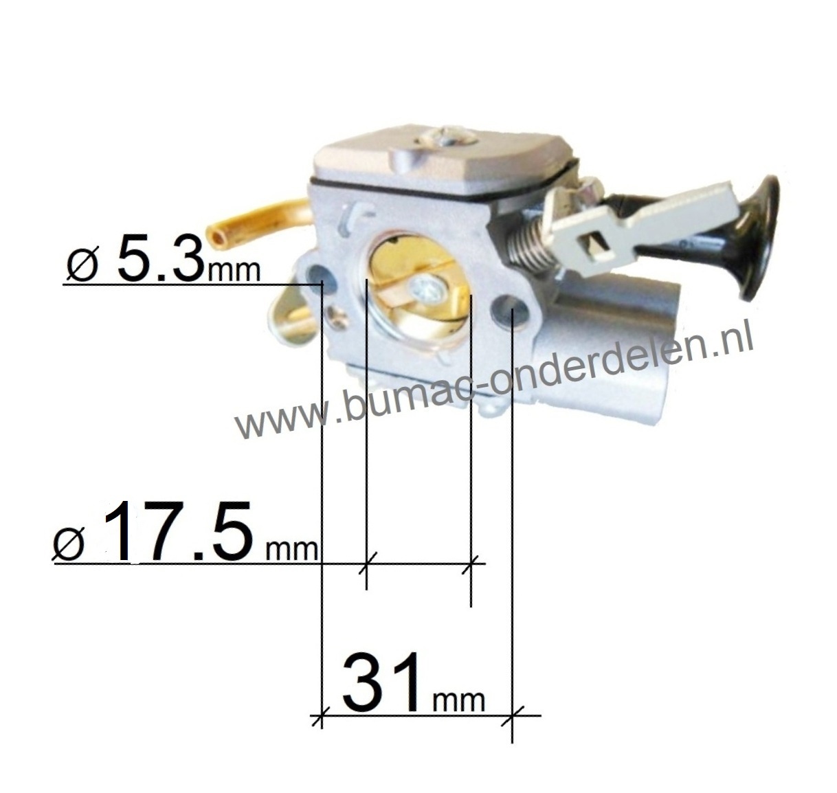 Supporto Carburatore MS261-MS271-MS291 - - Biciclette - Foto 7