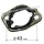 Pakking - Tussenring voor Loncin  G160F, G200F, G200FD, G200FQ,  LC168F-1, LC168F-2, LC168F-2H Carburateur Flenspakking, Inlaatpakking