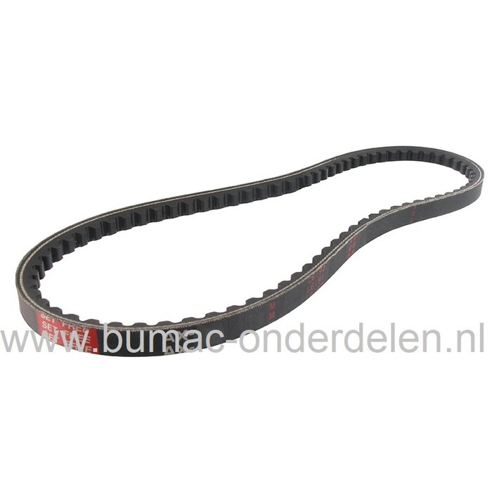 V snaar Rijaandrijving voor Husqvarna, Jonsered, Partner, McCulloch, Zenoah, Frontmaaiers, Zitmaaiers, Getande Aandrijfriem voor Aandrijving van de Wielen bij R15, R213, R214, R215, R216, R316, R318, R320, R322, Rider 13/15/155/16/175/18, FR2113MA, FR2115