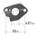 Inlaat pakking voor Loncin G240F, G240FD, G270F, G270FD Carburateurflenspakking  voor motoren met een horizontale krukas op  Generatoren, Grasmaaiers, Golfbaanmachines, Tuinfrezen, Trilplaten, Verticuteermachines, Waterpompen e.d.