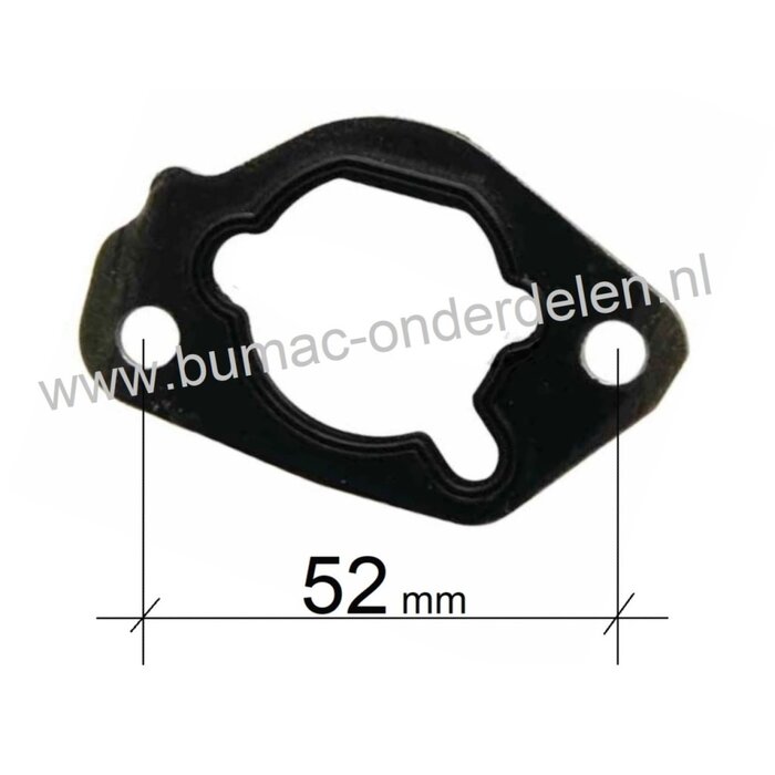 Pakking voor filterflens LONCIN:  LC175FDS, LC185FDS, LC190FDS Motoren op Grasmaaier, Veger, Frees, Verticuteermachine e.d