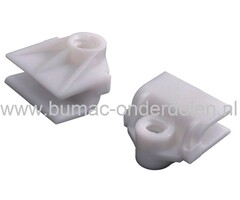 Moer Hoogte-Instelling voor Sabo en John Deere 43 Cm Modellen met Centrale Hoogteverstelling via Draaigreep, Loopmaaiers, Cirkelmaaiers, SABO, JOHNDEERE, Hoogteregelaar, Nylon Moer voor Hefhandgreep, onderdeel