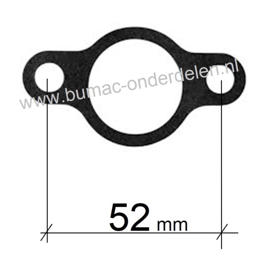 Carburateur pakking LONCIN G240F, G240FD, G270F, G270FD, LC175FDS LONCIN motoren met horizontale krukas op Karts, Waterpompen, Tuinfrezen, Aggregaten, Houtversnipperaars, Generatoren e.d.